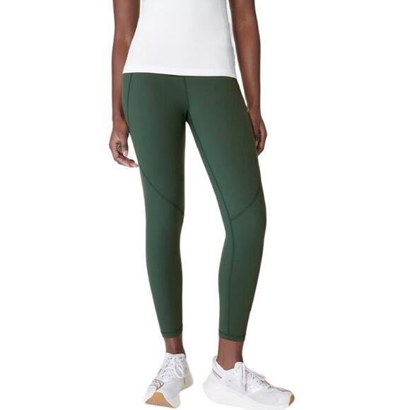 Sweaty Betty‎ The Power 7/8 Workout Leggings Trek Green Color Size XS - Picture 2 of 15